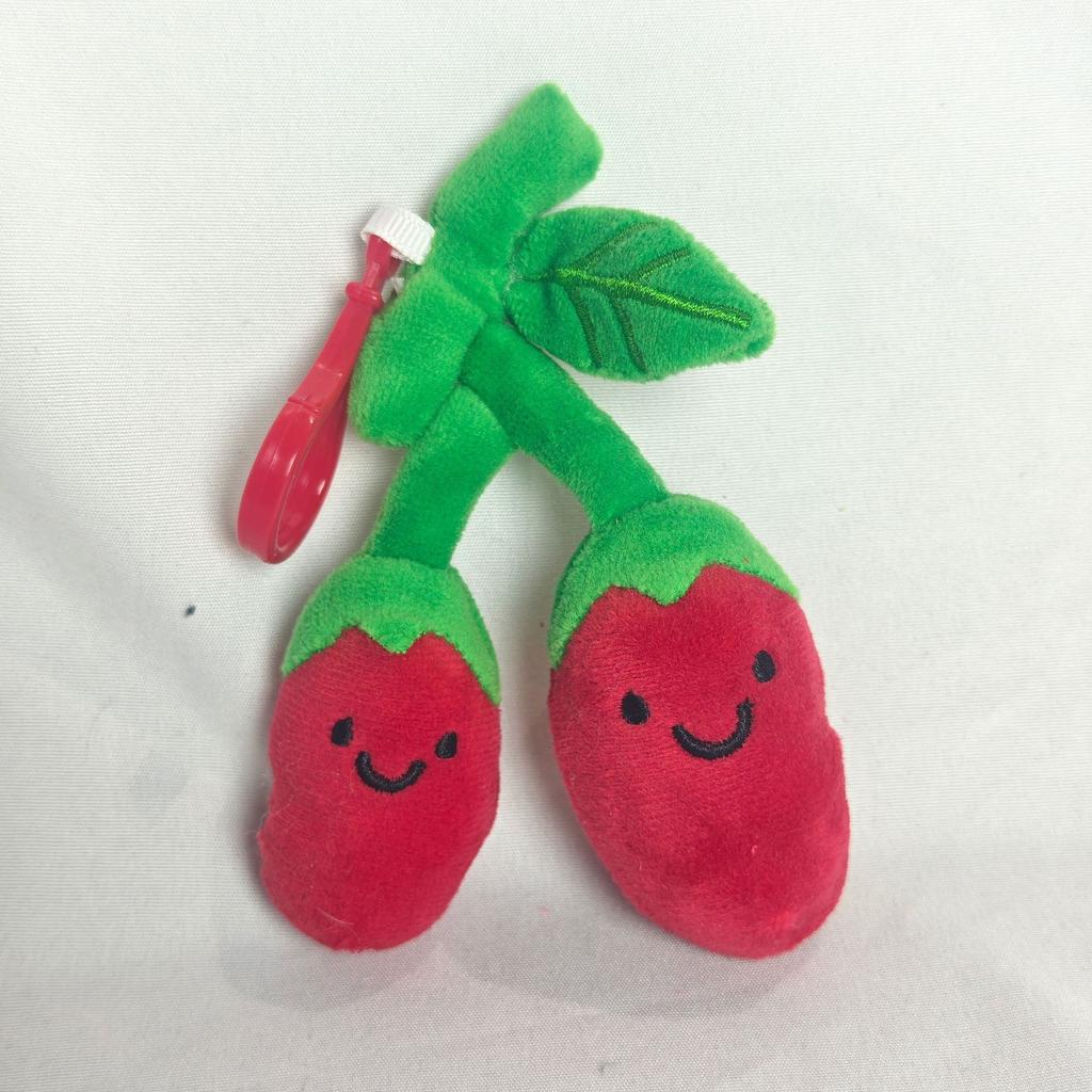 وجبات خفيفة لطيفة، سلسلة الفواكه والخضروات، حقيبة دمية إيموجي قطيفة، قلادة، مدينة ألعاب الفيديو، آلة الإمساك بالدمى، هدية.