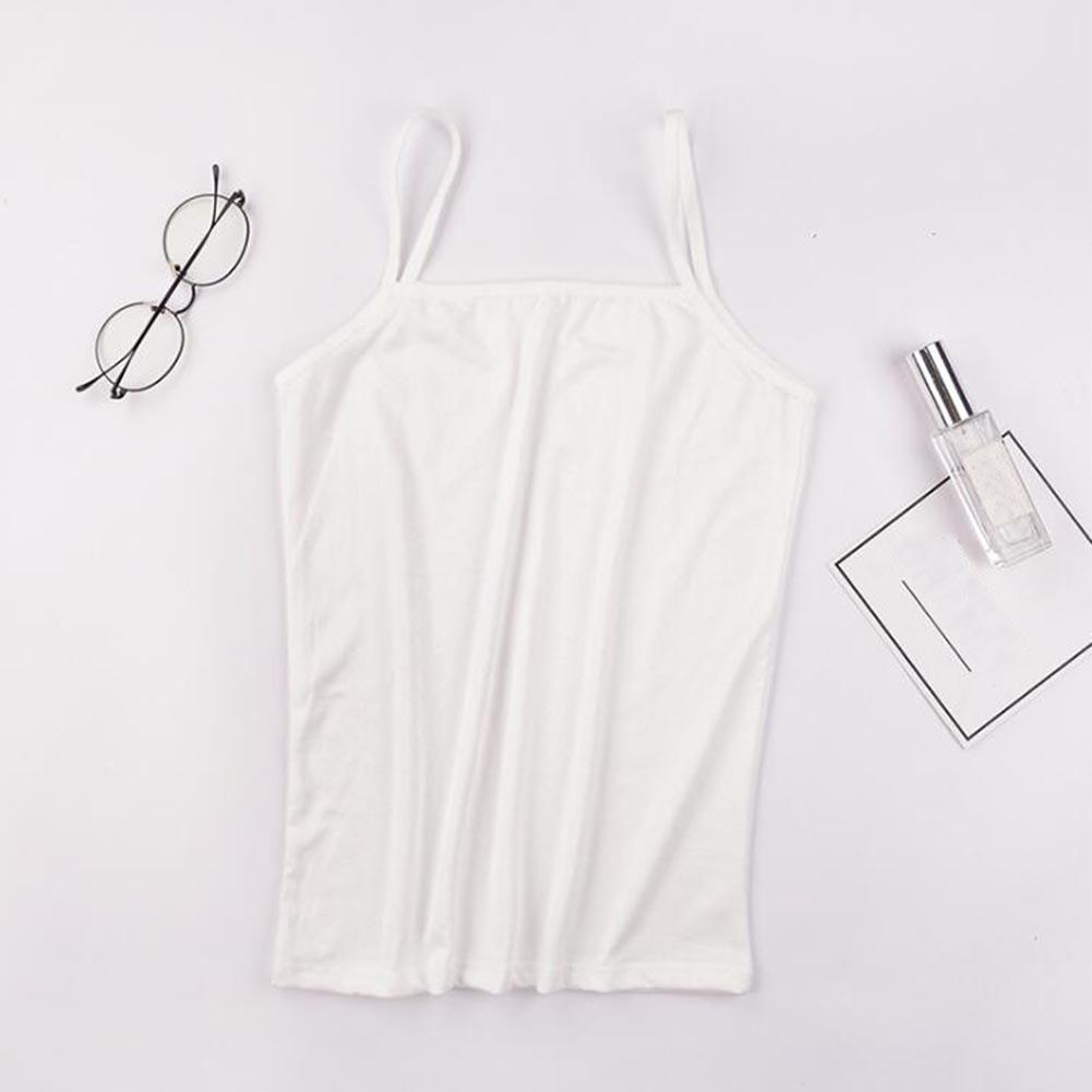 Womens Plain Sleeveless Ladies Stretch Long Strappy Camisole Vest Cami Tank Top Womens Plain Sleeveless Ladies Stretch Long Strappy Camisole Vest Cami Tank Top