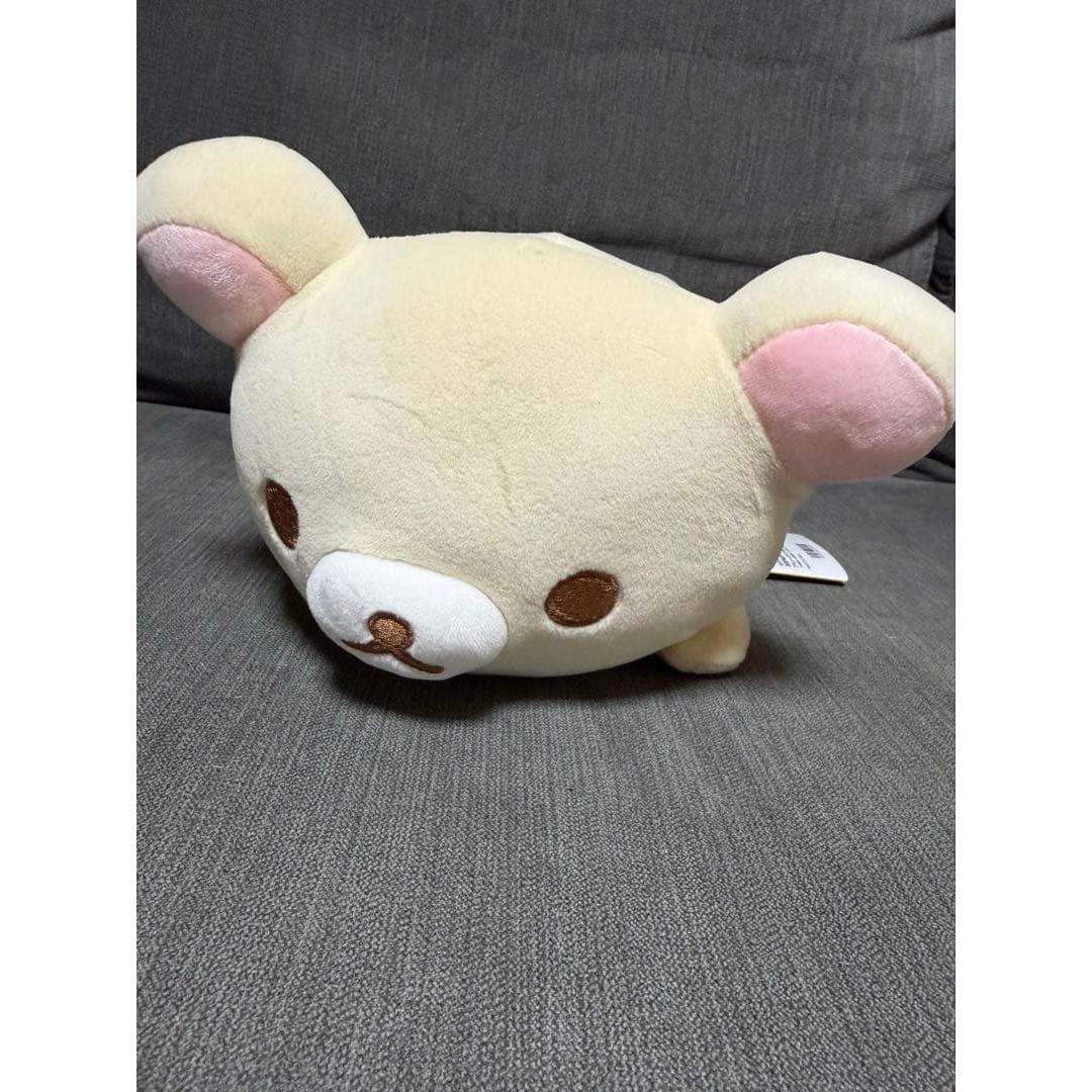 [With tag] Rilakkuma Mochi Mochi Lying on its stomach BIG stuffed animal Korilakkuma