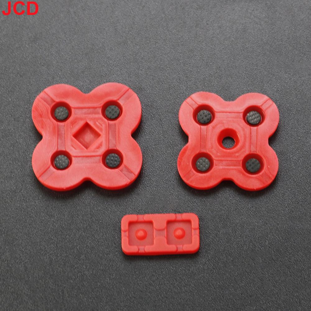 

JCD 1set For DS Lite Conductive Rubber Button Pad Set Replacement Part For NDSL DSL Game Console Silicon Buttons красный