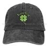 Lucky Four Leaf Clover Baseball Cap Unisex Hats Women Visor Protection Snapback Lucky Leaf Caps