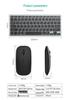 Rechargeable Silent Bluetooth Tablet Keyboard & Mouse Set