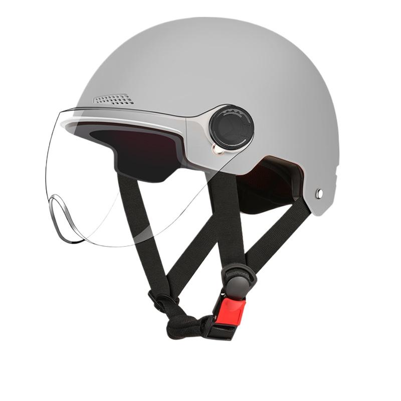Helmet Electric Vehicle Women and Men Motorcycle Battery Car Half Helmet Summer Sun Protection Full Helmet Wholesale Riding Breathable and Lightweight