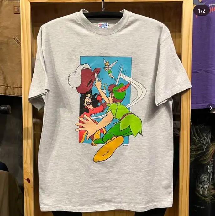 Retro Peter Pan Cartoon Unisex Tee Gift For Fan S-5XL S