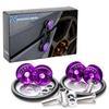 Xotic Tech JDM Quick Release Fastener Car Bumper Trunk Fender for Hatch Lid (Purple)