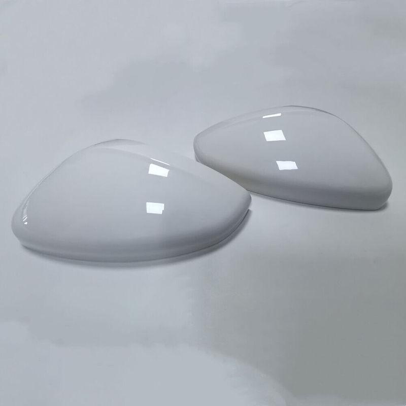 For Peugeot 308 2014- Car Replacement Rearview Side Mirror Cover Wing Cap Exterior Door Rear View Case Trim White Black ABS