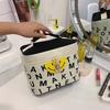 Cartoon Makeup Bag, Cute Handheld Toiletry Bag, Travel Handbag, Cosmetic Organizer, Small Square Bag, Makeup Pouch