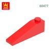 92Pcs/lot Slope 18°4x1 Roof Block Moc Hue Accessories Works With 60477 Brick DIY Children's Plaything Assembly Components