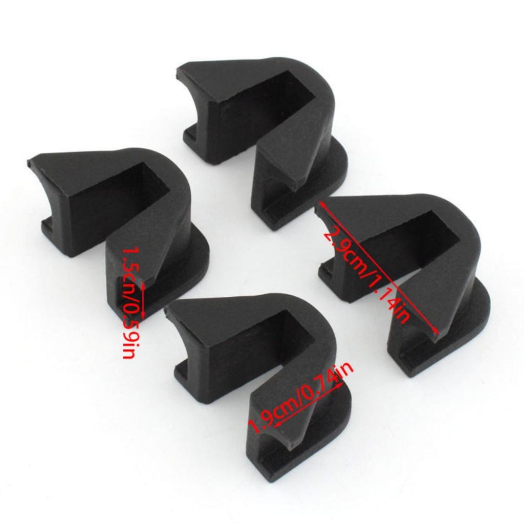 4 Pieces Variator Slider Antigolpes Guide Block Antideslizante