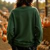 Women's Halloween Printed Long Sleeve Round Neck Sweatshirt