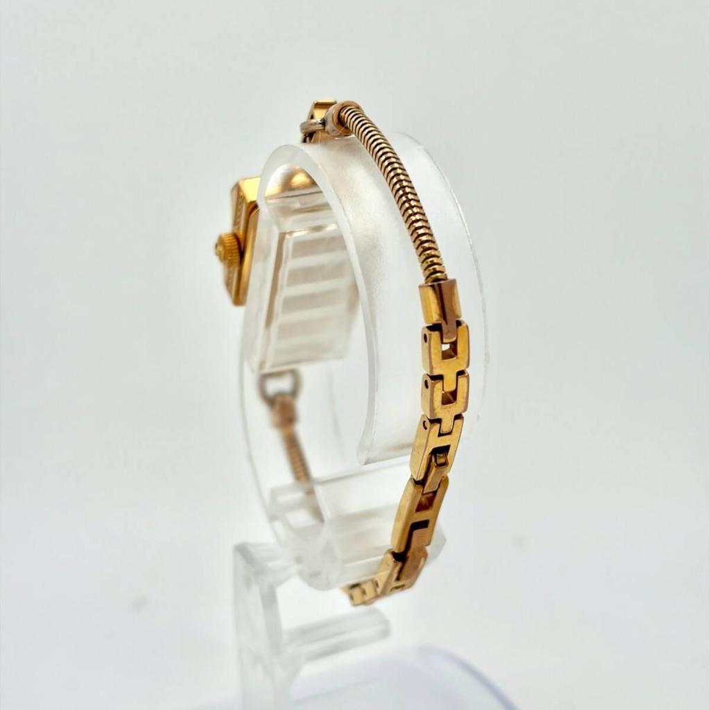 Used [Good Condition/New Battery] HAMILTON American Classic Ladies Watch Shell Pink Gold 280.002 312410