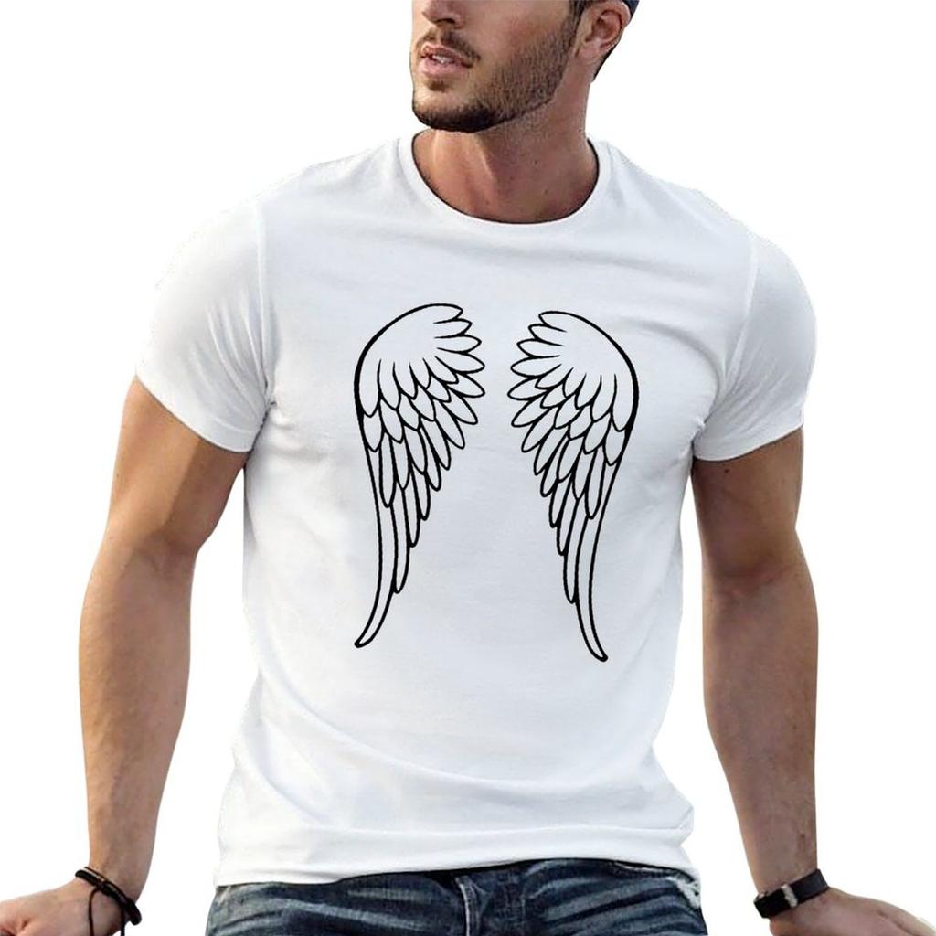 Angel wings TShirt anime t shirts oversize Unisex t shirts graphic funny t shirts dark humor Tshirt