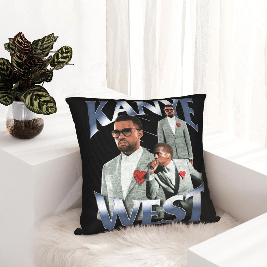 Kanye West Pillowcase Soft Fabric Cushion Cover Gift Throw Pillow Case Cover Home Square 45*45Cm
