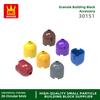 94Pcs/lot 30151 Round 2x2x1 2/3 Dome Top Building Block Moc Missile Compatible with Brick Children Toys Gift Box