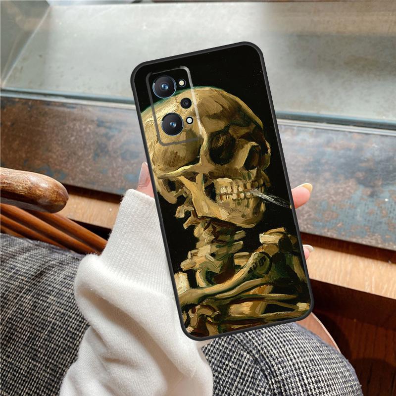

Готический чехол-череп для Realme 12 Pro Plus 11 13 14 C63 C61 C55 C51 C53 C25 C65 C67 C71 C75 GT6 GT7 15 Pro Realme 10 4G