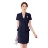Women's High-End Professional Short-Sleeve Suit for Jewelry Store or Salon Receptionists