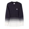Pretty Green Mens Striped Crew Neck Relaxed Fit Jumper