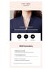Collarless Women's Suit Set: Slim-Fit Professional Workwear for Spring and Autumn
