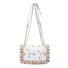 Korean Style Lace Crossbody Chain Bag for Women - Fashionable and Trendy Small Handbag