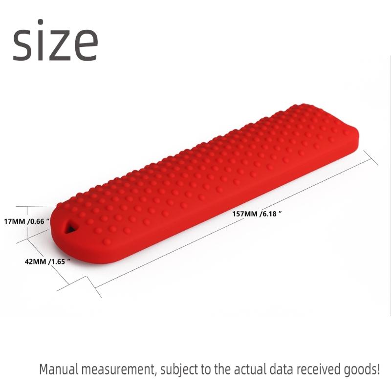 Silicone-Case Compatible for Alexa Voice Remote Controller Shockproof-360° Protective Soft Cover Skin Non-slip Dustproof