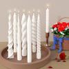 Twisted Rod Candle Molds Handmade Spirals Cylinder Silicone Molds Resins Mould Scented Candle Making Molds DIY Craft