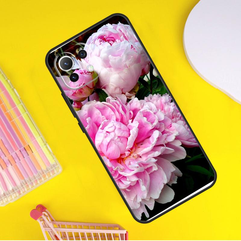 

Пионы Красивый Цветочный Чехол Для Xiaomi 14 13 Ultra 11T 12T 13T 14T Pro POCO X7 Pro X3 X5 F3 F5 F6 M6 X6 Pro Чехол Xiaomi 12T (12T Pro)