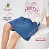 Classic Teddy Girls' Denim A-Line Skirt