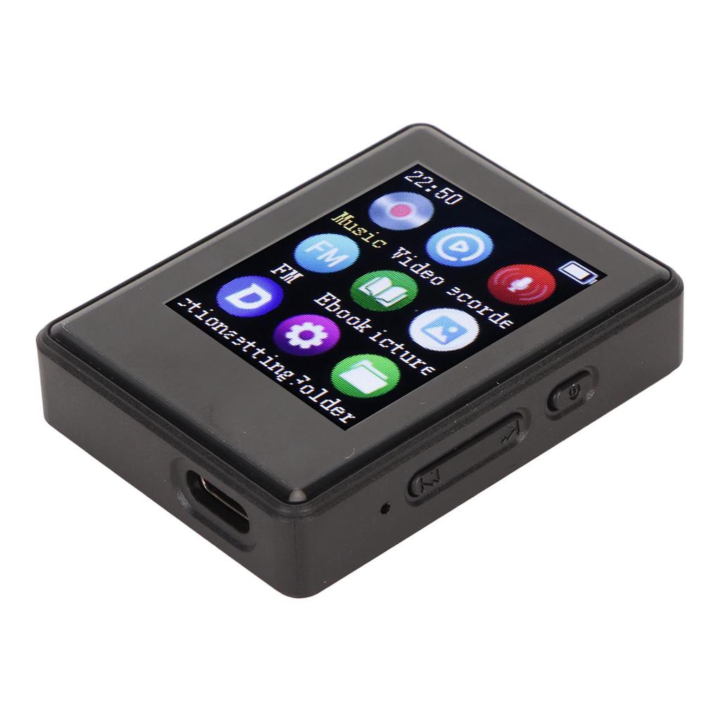 MP3 Player Bluetooth 5.0 1.77 Inch Screen HiFi Recording Electric Book Photo Portable MP3 MP4