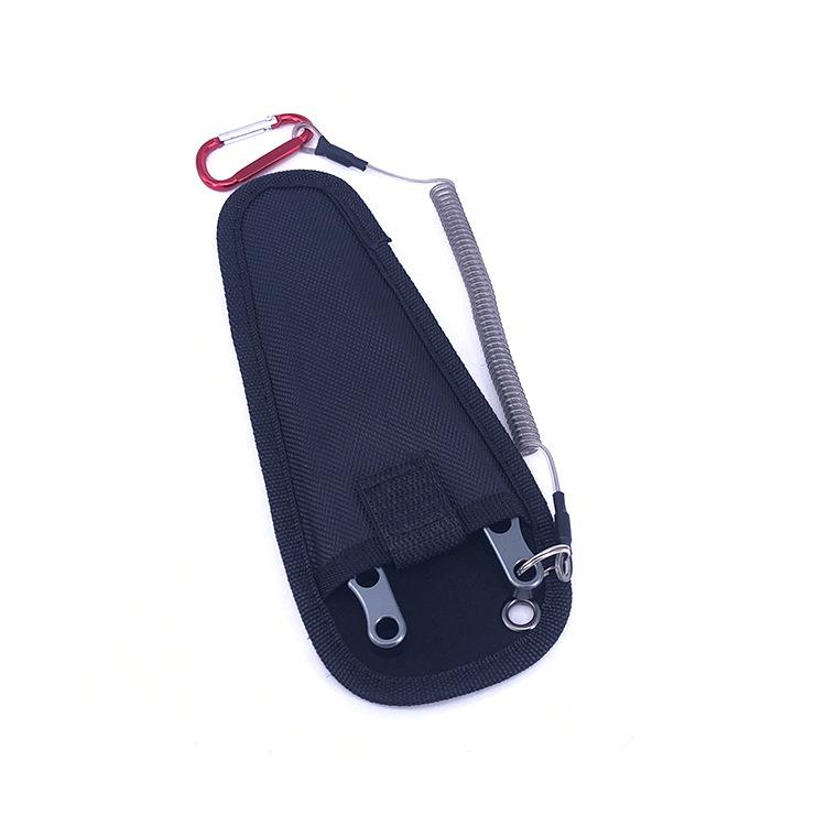 Aluminum Alloy Lure Pliers Controller Upper Ring Open Loop Cut Wire Clamp with Lock Fishing Clamp Fishing Tool