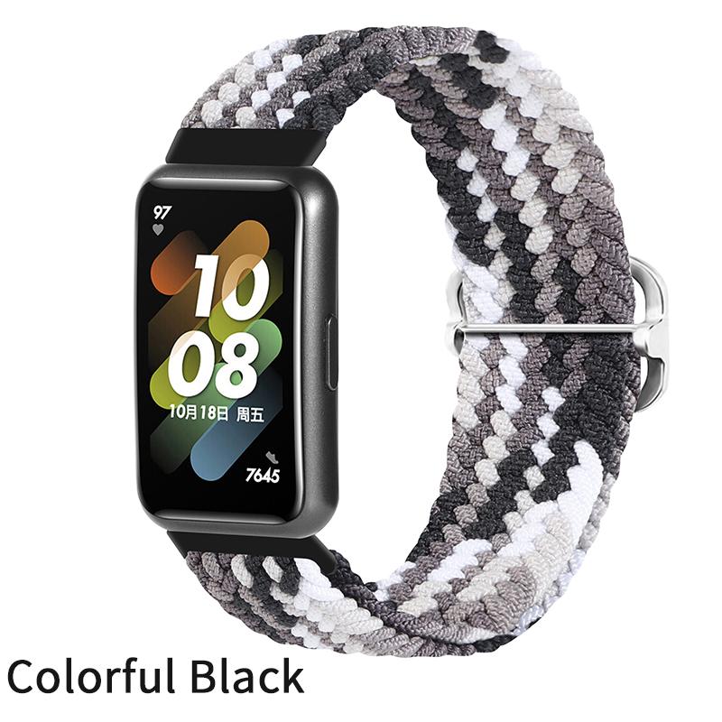 

Регулируемый нейлоновый ремешок для Huawei Band 7, дышащий 7NFC, запасные аксессуары, эластичный браслет для браслета Huawei Band7