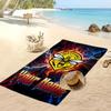 Watford FC Personalized Printed Beach Towel Soccer Logo Support Custom Name Text Absorbent Towel For Sport Travel Special Gift