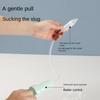 Silicone Head Newborn Nose Cleaner Pull Type Snot Vacuum Suction Children Nasal Aspirator Cleanable Safe Nasal Wash