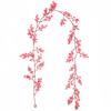6.5FT Artificial Pink Berry Garland Hanging Vines For Christmas Party Decoration