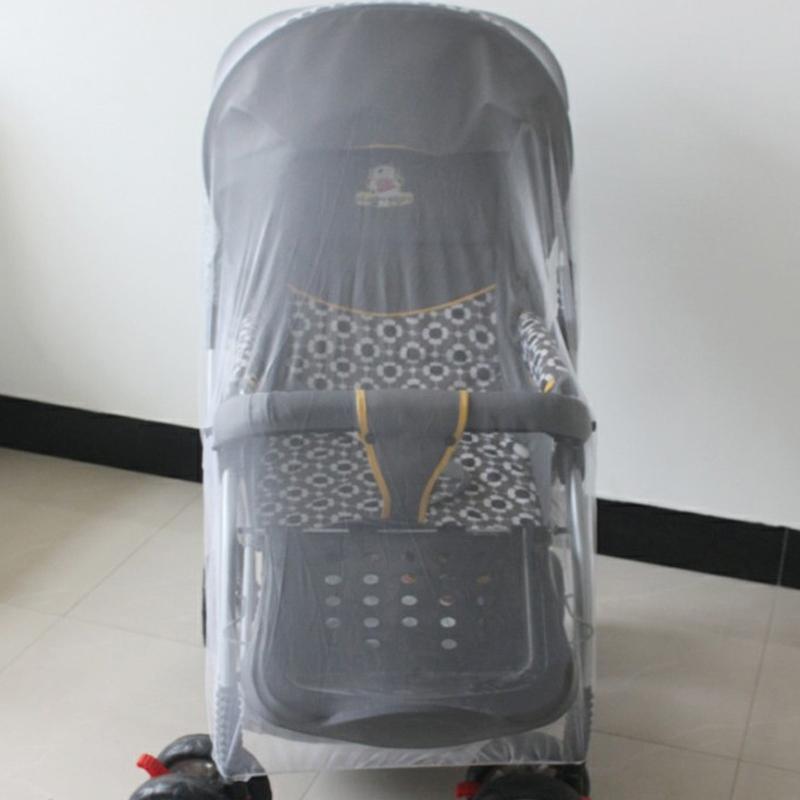 Baby Stroller Mosquito Net Pushchair Cart Insect Shield Net Mesh Safe Infants Protection Mesh Cover Baby Stroller Accessories