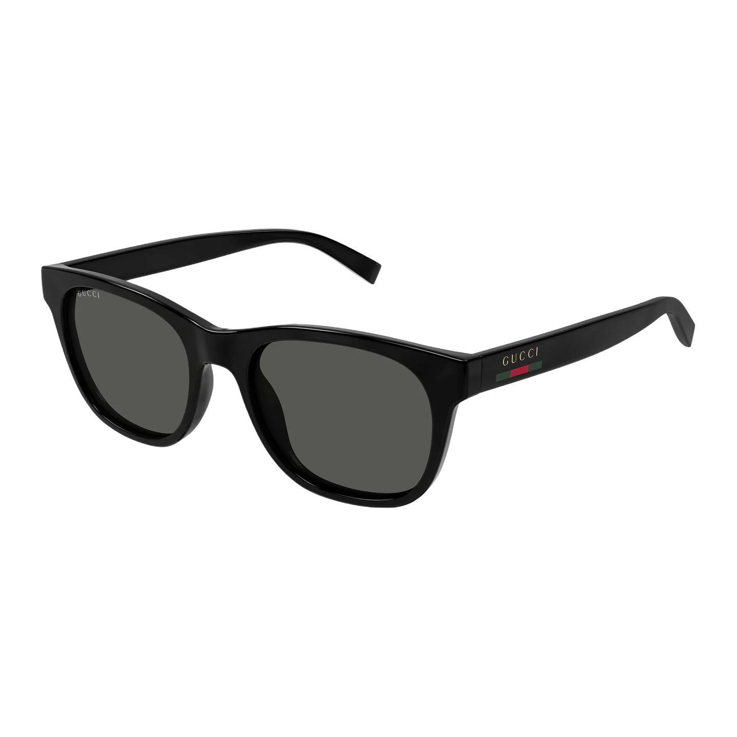 Gucci Logo Injection Irregular Shape Sunglasses Unisex sunglasses Black GG1985S001 Dust Bag+Eyeglass Case (Random Color)
