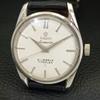 HAND-WINDING VINTAGE TITONI AIRMASTER TITOFLEX SWISS MENS WHITE WATCH a702034-5 R208-a702034