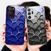 Hexagonal Honeycomb Core For Samsung A01 A02 03 Core 04 05 06 10 12 13 14 5G 15 16 M02 12 Note 8 9 10 20 Glass Ultra Phone Case