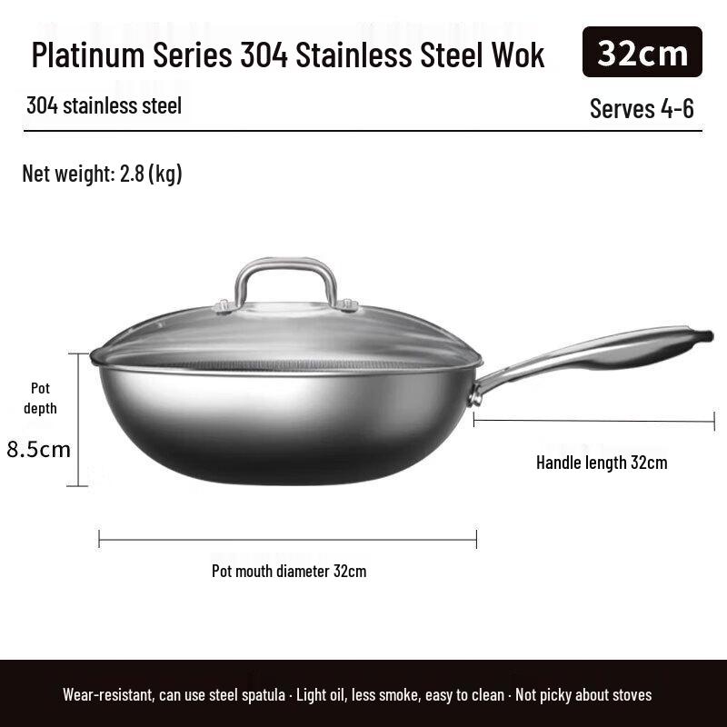 Konbach Platinum Series 3-Piece Stainless Steel Cookware Set