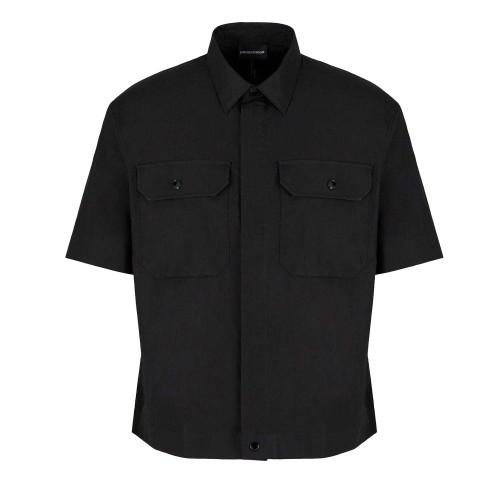 Emporio Armani Men's Plain Short-Sleeved Shirt