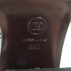 Great CHANEL Knee-high boots black leather Women 36 G30379 Used