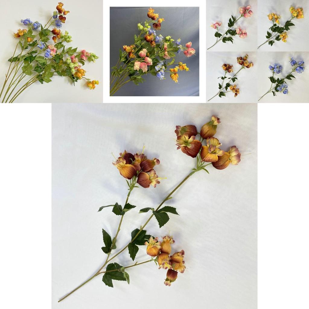 Künstliche Lampionblumen Seidendruckblumen für Heim- und Hochzeitsdekoration