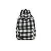 Schoolbag retro plaid backpack college student casual backpack women's plaid backpack student schoolbag large capacity backpack