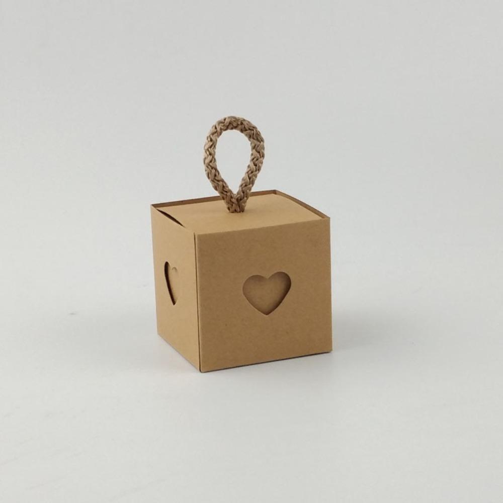 10pcs Mini Boîtes à Bonbons au Chocolat Mignonnes Boîtes d'Emballage Cadeau Fournitures pour Fête de Mariage Anniversaire