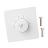  Adjustable Plastic Fan Speed Regulator Wall Switches 3 Power Setting 220V 10A