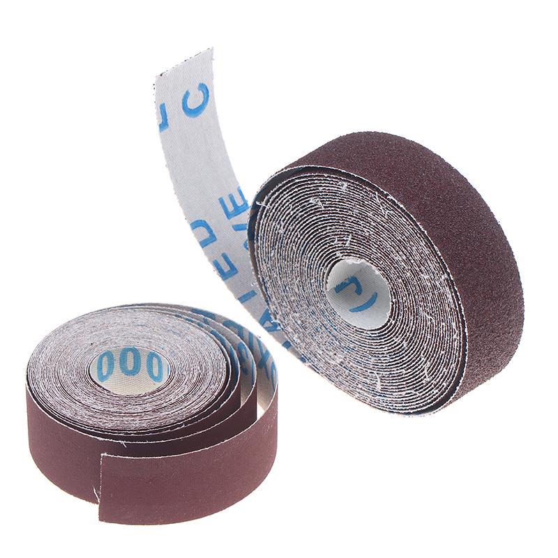 1Inch Emery Cloth Rolls, Continuous Sandpaper Suitable For Wood Sanding, Metal Polishing, Car Detailing