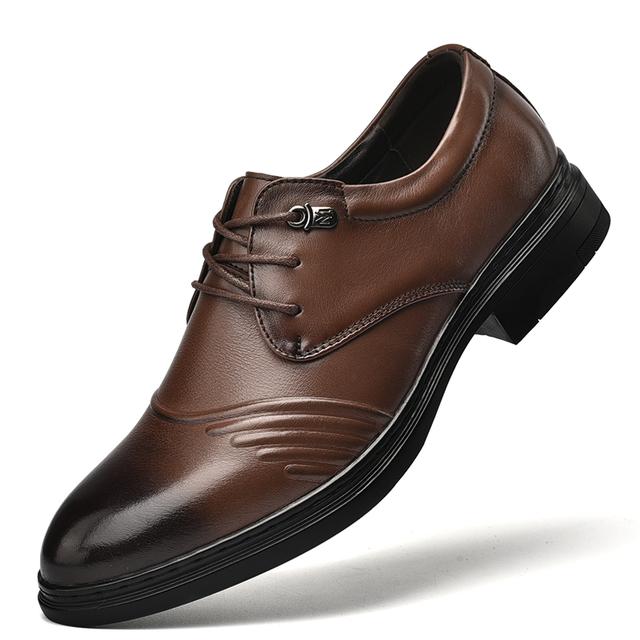 

Мужская повседневная обувь Роскошная обувь Дизайнерская обувь Оксфорды для мужчин Профессиональный офисный стиль Натуральная кожа Классическая ретро Мужская обувь 38 коричневый