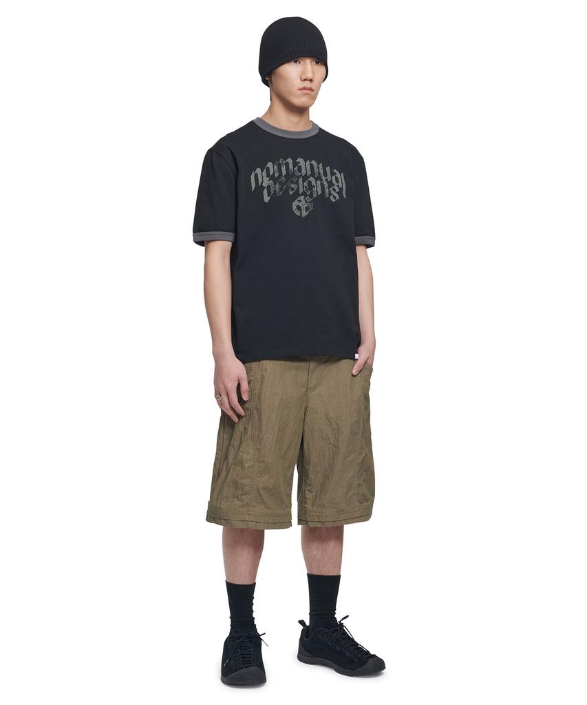 Nomaenyueol N.D Ringer T-Shirt - Black