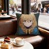 Anime Silent Witch Cushion Cover Decorative Cushions Covers Cover Sofa 50X50 Pillow 4 Piece 45X45 40X40 Pillowcase