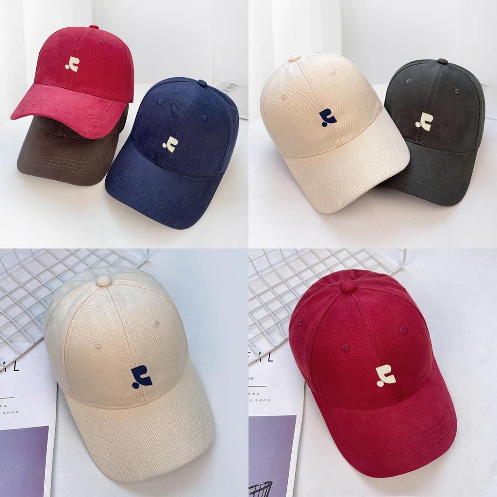 Cotton Embroidered Letter Baseball Cap For Casual Summer Wear