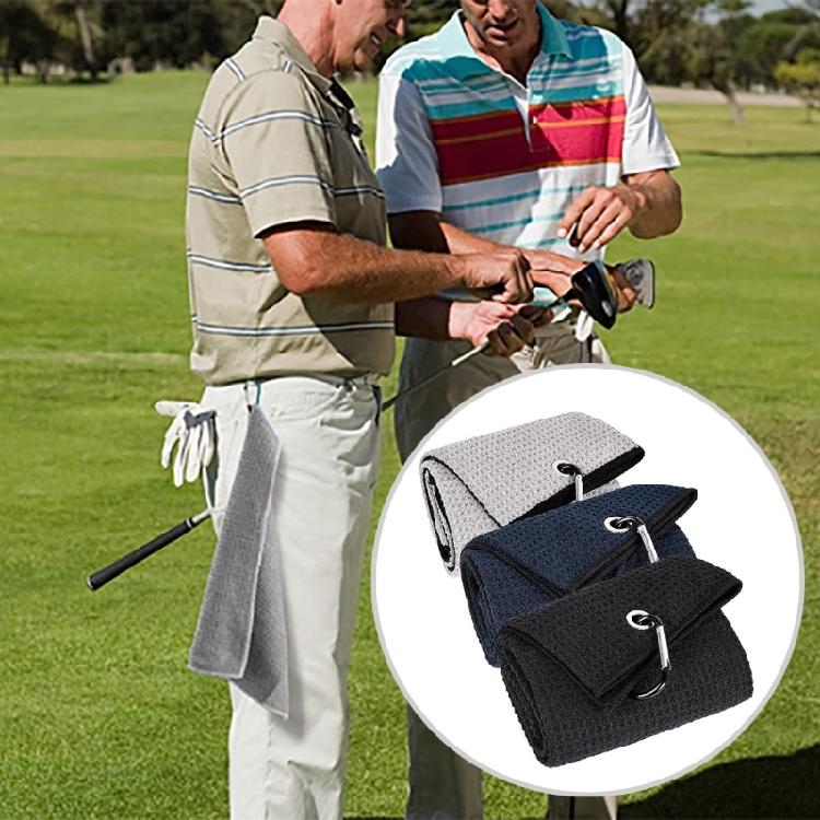 Golfs Towels Microfiber Golfs Towels Absorbent Golfs Towel with Carabiner Clip for Golfs Bag Fitness Sport Outdoor Yoga
